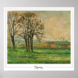 ポール・セザンヌ・ゼディング・アート・ポスター#11 ポスター