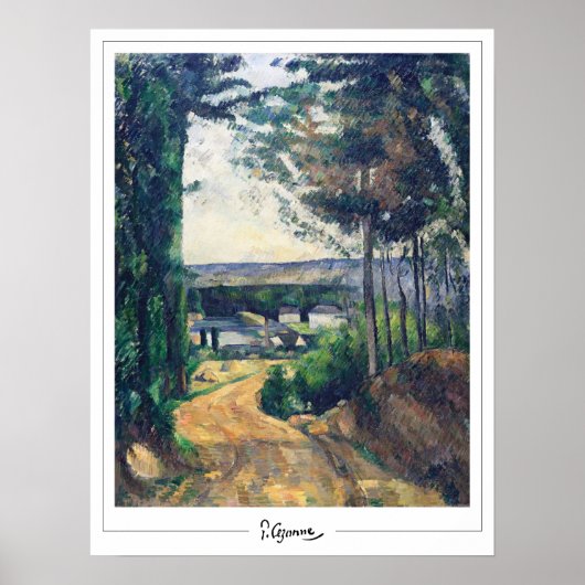 ポール・セザンヌ・ゼディング・アート・ポスター#25 ポスター (正面)