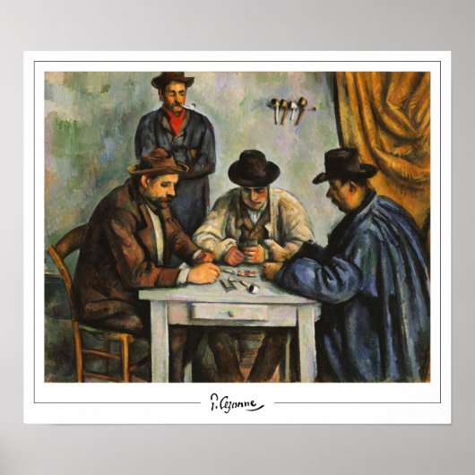 ポール・セザンヌ・ゼディング・アート・ポスター#386 ポスター (正面)