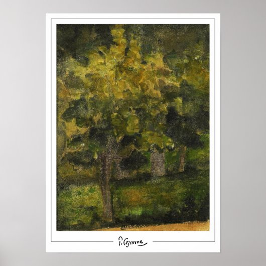 ポール・セザンヌ・ゼディング・アート・ポスター#724 ポスター (正面)