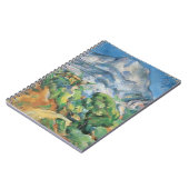 ポール・セザンヌ・ソロネット上空のモントサントビクトワール ノートブック (左側)