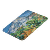 ポール・セザンヌ・ソロネット上空のモントサントビクトワール マグネット (左側)