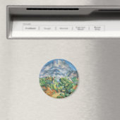 ポール・セザンヌ・ソロネット上空のモントサントビクトワール マグネット (インサイチュ (食洗機))