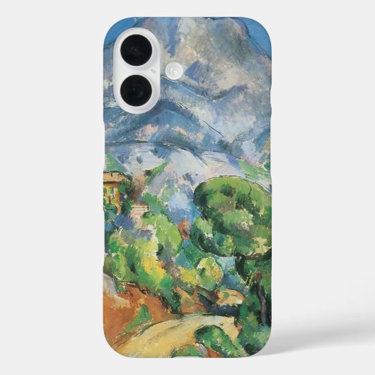 ポール・セザンヌ・ソロネット上空のモントサントビクトワール Case-Mate iPhoneケース (裏面)