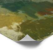 ポール・セザンヌ – ターニングロードアットモンジェロート ポスター (角)