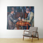 ポール・セザンヌ - トランプのプレイヤー タペストリー (インサイチュ(横))