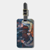 ポール・セザンヌ - トランプをする人々 ラゲッジタグ (正面縦)