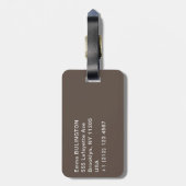 ポール・セザンヌ - トランプをする人々 ラゲッジタグ (裏面縦)