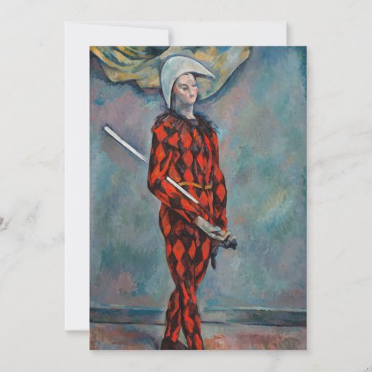 ポール・セザンヌ - ハルレキン 招待状 (正面)