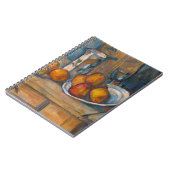 ポール・セザンヌ -  ミルク瓶と果物の静物画 ノートブック (左側)