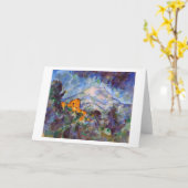 ポール・セザンヌ・モンサントビクトワール カード (黄色い花)