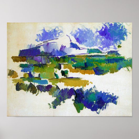 ポール・セザンヌ・モンサントビクトワール ポスター (正面)