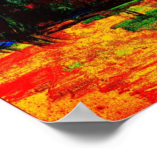 ポール・セザンヌ – モンサントビクトワール(修正済) ポスター (角)