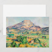 ポール・セザンヌ - モン・サント・ヴィクトワール 招待状 (正面/裏面)