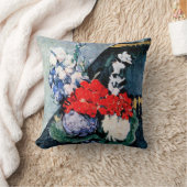 ポール・セザンヌ・リトル・デルフトとのブーケ クッション (ブランケット)