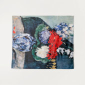 ポール・セザンヌ・リトル・デルフトとのブーケ タペストリー (正面(横))