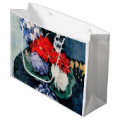 ポール・セザンヌ・リトル・デルフトとのブーケ ラージペーパーバッグ (正面アングル)