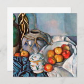 ポール·セザンヌ-リンゴの静物 招待状 (正面/裏面)