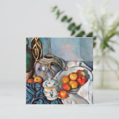 ポール·セザンヌ-リンゴの静物 招待状 (スタンド正面)