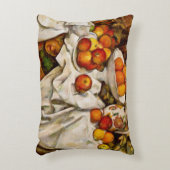 ポール・セザンヌ・リンゴ・オレンジ印象派 アクセントクッション (正面(垂直))