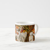 ポール・セザンヌ・リンゴ・オレンジ印象派 エスプレッソカップ (正面右)