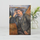 ポール・セザンヌ - 喫煙者 招待状 (スタンド正面)