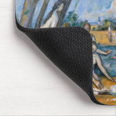 ポール・セザンヌ - 大いなる水浴(大きな水浴する人々) マウスパッド (コーナー)