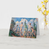 ポール・セザンヌ - 水浴 カード (黄色い花)