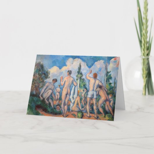 ポール・セザンヌ - 水浴 カード (正面)