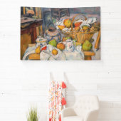 ポール・セザンヌ - 籠のある静物 横断幕 (インサイチュ)