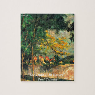 ポール・セザンヌ 自然の絵画と名言 ジグソーパズル