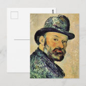 ポール・セザンヌ、自画像 ポストカード (正面/裏面)