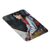 ポール・セザンヌ - 赤いベストの少年 マグネット (右側)