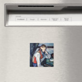 ポール・セザンヌ - 赤いベストの少年 マグネット (インサイチュ (食洗機))