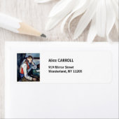 ポール・セザンヌ - 赤いベストの少年 ラベル (インサイチュ)