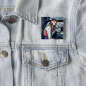 ポール・セザンヌ - 赤いベストの少年 缶バッジ (インサイチュ)