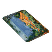 ポール・セザンヌ - 赤い屋根のエスタック マグネット (右側)