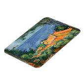 ポール・セザンヌ - 赤い屋根のエスタック マグネット (左側)