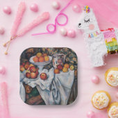 ポール・セザンヌ – 静物詩、リンゴ、オレンジ ペーパープレート (パーティー)