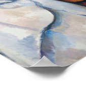 ポール・セザンヌ – 静物詩、リンゴ、オレンジ ポスター (角)