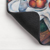 ポール・セザンヌ – 静物詩、リンゴ、オレンジ マウスパッド (コーナー)