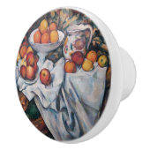 ポール・セザンヌ - 静物、リンゴとオレンジ セラミックノブ (右)