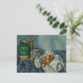 ポール・セザンヌ - 静物（リンゴ） ポストカード (スタンド正面)