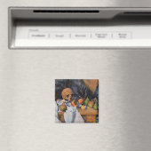 ポール・セザンヌ - 頭蓋骨のある静物 マグネット (インサイチュ (食洗機))