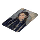 ポール・セザンヌ - 髪を解いたセザンヌ夫人 マグネット (左側)