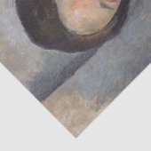 ポール・セザンヌ - 髪を解いたセザンヌ夫人 薄葉紙 (詳細)