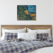 ポール・セザンヌ - 黒い城 キャンバスプリント (インサイチュ (寝室))