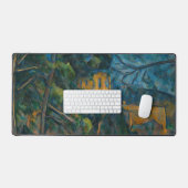 ポール・セザンヌ - 黒い城 デスクマット (キーボード&マウス)