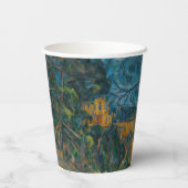 ポール・セザンヌ - 黒い城 紙コップ (裏面)