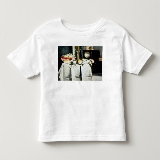 ポール·セザンヌ|黒大理石時計， c.1870 トドラーTシャツ (正面)